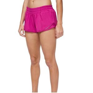 Lululemon Hotty Hot Short II *2.5" Hot Pink athletic  gym tennis golf size 8